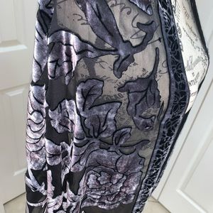 pashmina, scarf, or wrap silk burnout